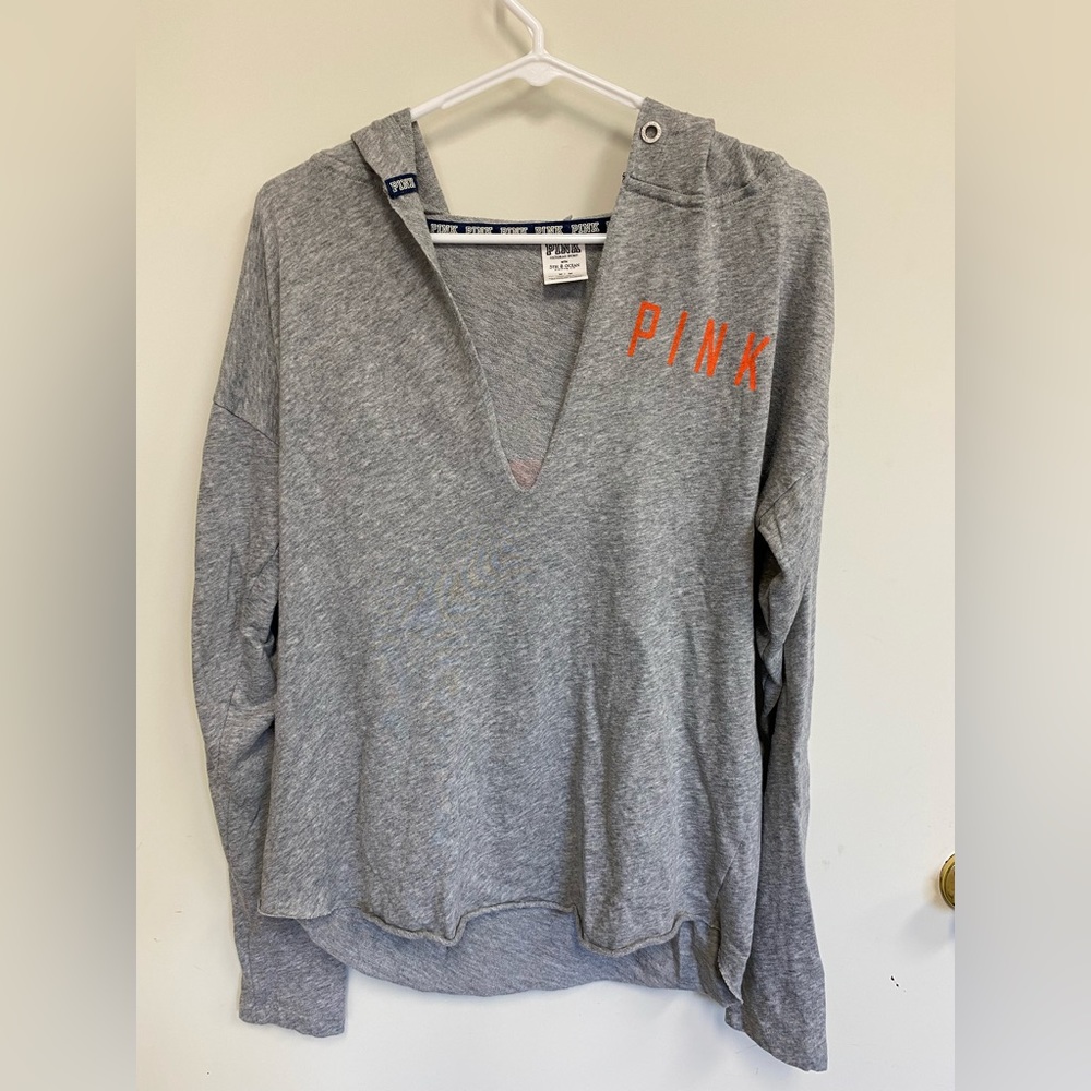 PINK by Victoria’s Secret Detroit Tiger’s Slouch Hoodie Vneck